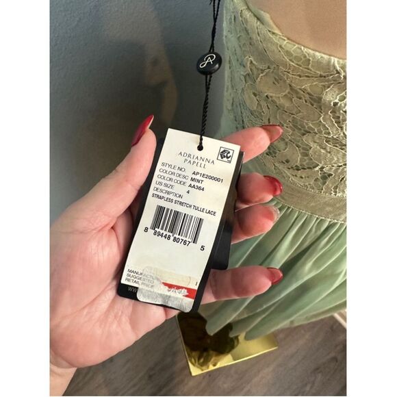 Adrianna Papell Mint Green Versatile Dress‎ - Picture 7 of 10